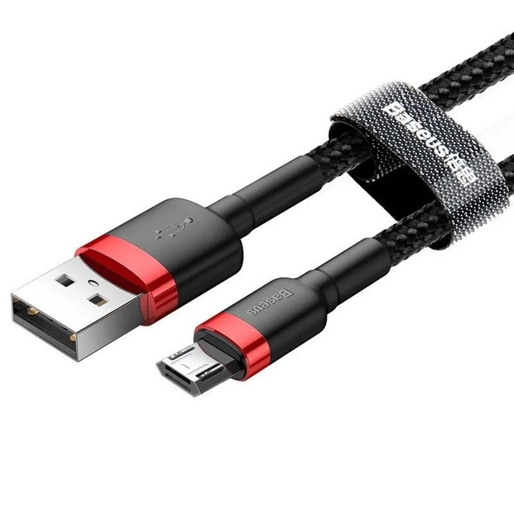Cavo USB/MicroUSB da 2,0 m QC3.0 2,4A (CAMKLF-C91) in treccia di nylon