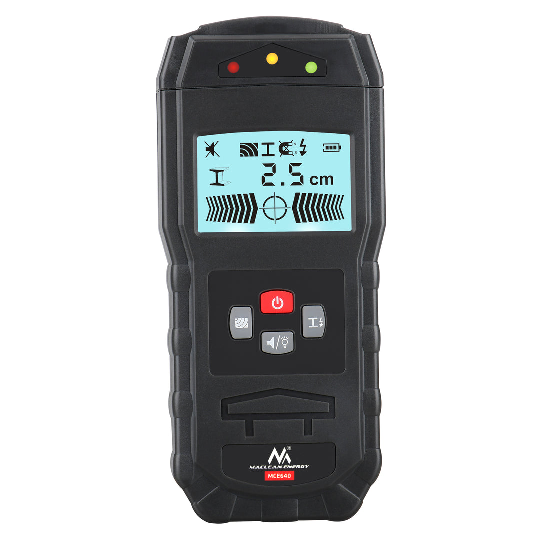 Dispositivo di localizzazione cavo 3 in 1, rilevatore di legno e metalli, rilevatore di scanner da parete, rilevatore di metalli, funzionamento a batteria