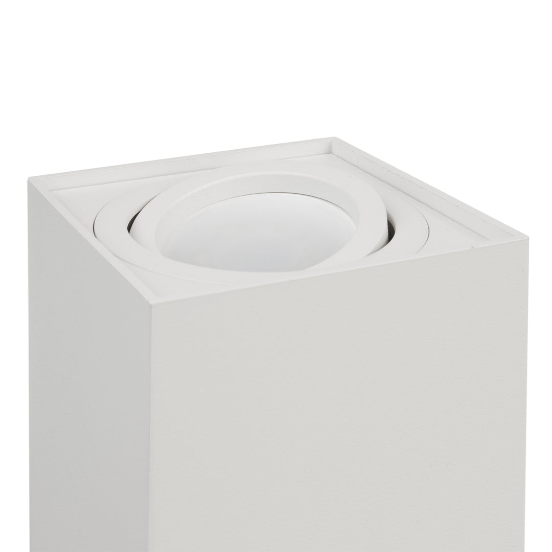 GU10 MCE426 W lampada alogena a spot alogena, bianca, 80x80x115mm, squadrata, alluminio