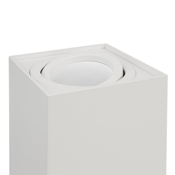 GU10 MCE426 W lampada alogena a spot alogena, bianca, 80x80x115mm, squadrata, alluminio