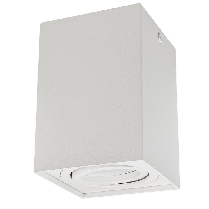GU10 MCE426 W lampada alogena a spot alogena, bianca, 80x80x115mm, squadrata, alluminio