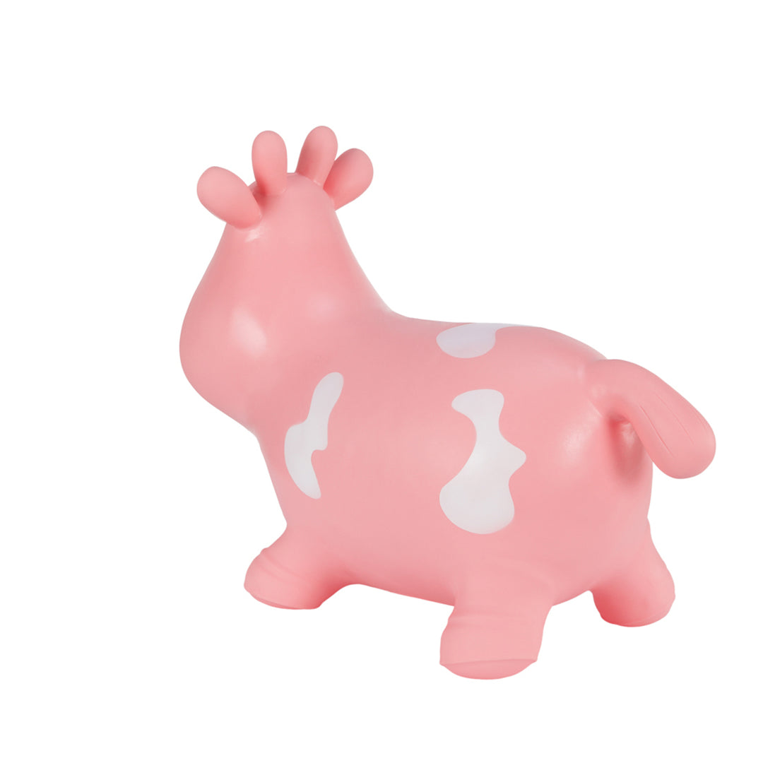 Maglione Hoppimals in gomma rosa mucca - un divertimento enorme e unico nel saltare