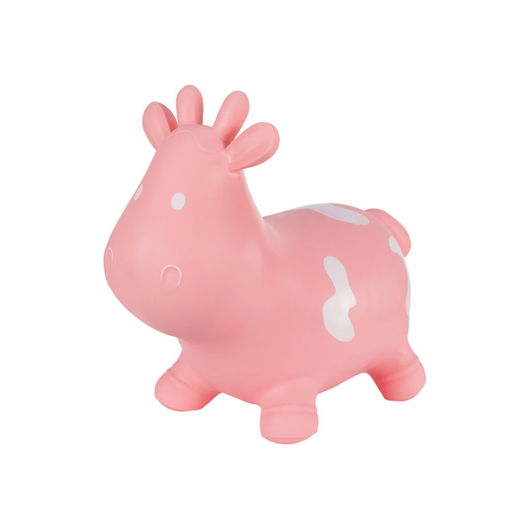Maglione Hoppimals in gomma rosa mucca - un divertimento enorme e unico nel saltare