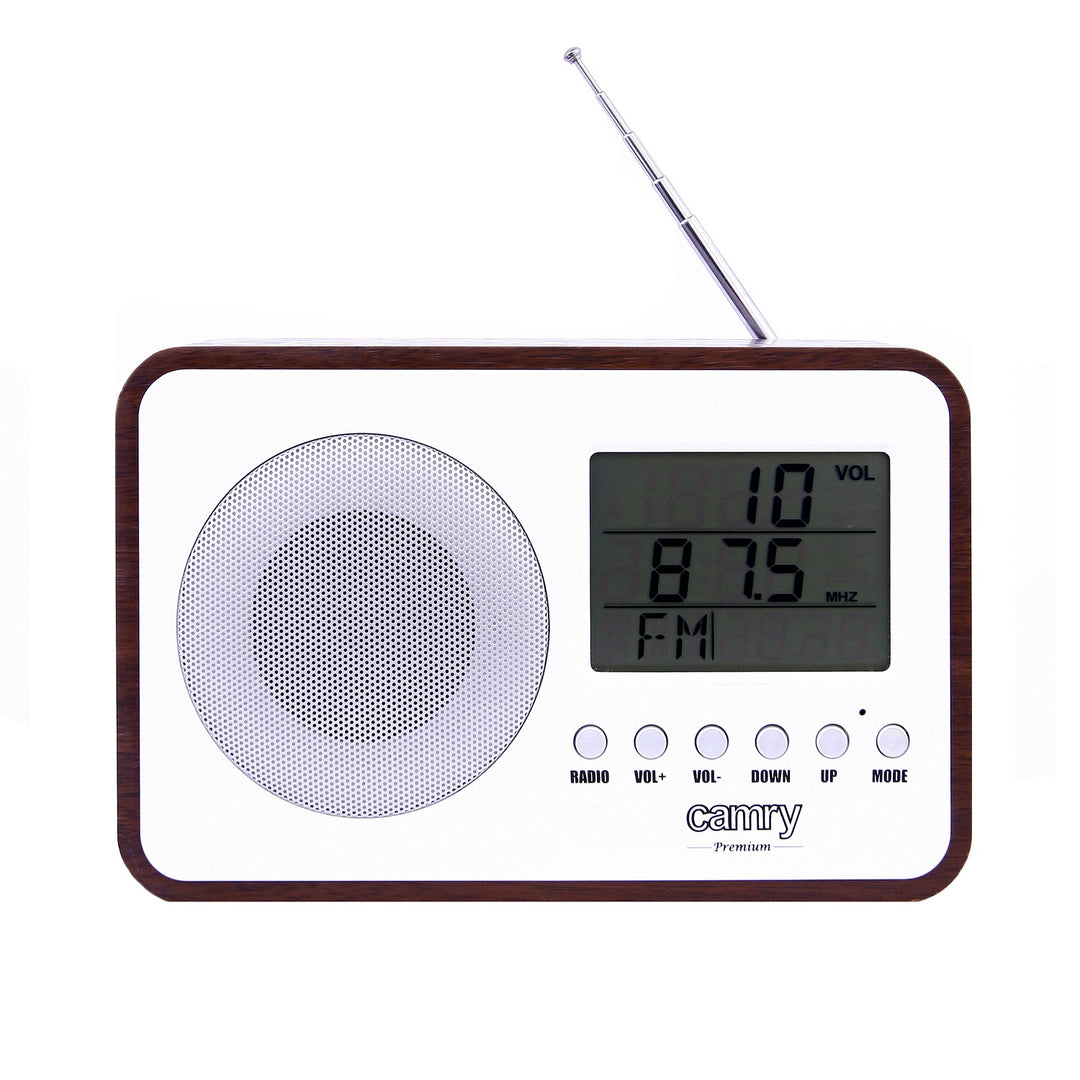 Radio digitale Camry, retrò, display LCD, sveglia, CR 1153