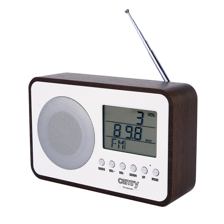 Radio digitale Camry, retrò, display LCD, sveglia, CR 1153
