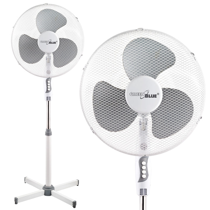 GreenBlue GB560 Ventilatore a Piantana  40 W, 3 livelli di flusso d'aria