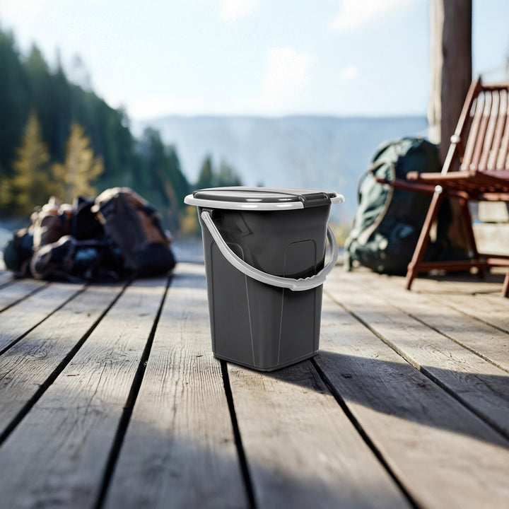 Secchio Turistico Toilette Bagno Campeggio Camping WC Portatile Greenblue