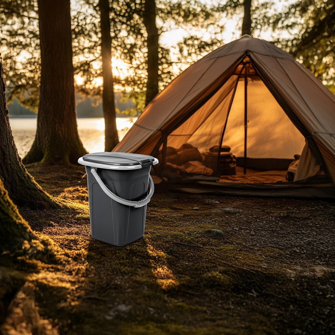 Secchio Turistico Toilette Bagno Campeggio Camping WC Portatile Greenblue