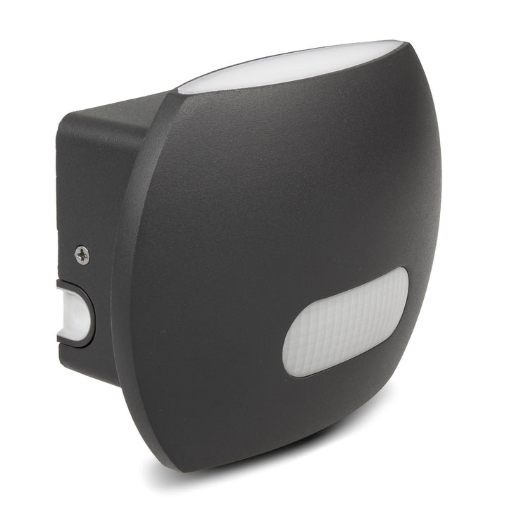 Lampada da parete a LED con sensore di movimento PIR Sensore crepuscolare Lampada da parete per esterno Lampada da parete Illuminazione per interni / esterni IP65 4000K bianco neutro (20W (1600lm))