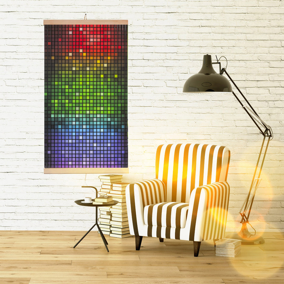 Riscaldatore a infrarossi - pannello riscaldante flessibile 430W TRIO modello 4 mosaico, dimensioni 100x57cm con regolatore