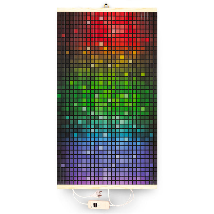 Riscaldatore a infrarossi - pannello riscaldante flessibile 430W TRIO modello 4 mosaico, dimensioni 100x57cm con regolatore
