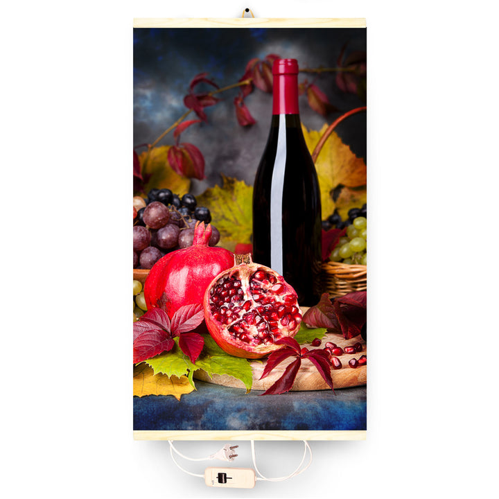 Riscaldatore a infrarossi - pannello riscaldante flessibile 430W TRIO modello 8 wine, dimensioni 100x57cm con regolatore