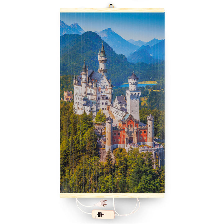 Riscaldatore a infrarossi - pannello riscaldante flessibile 430W TRIO pattern 9 lock, dimensioni 100x57cm con regolatore