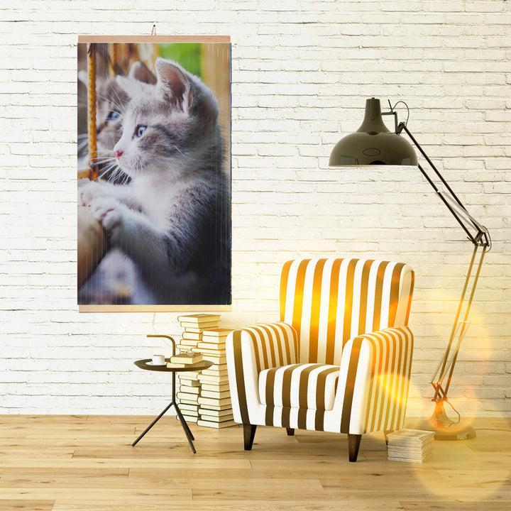 Riscaldatore a infrarossi - pannello riscaldante flessibile 430W TRIO design 11 cat, dimensioni 100x57cm con controller