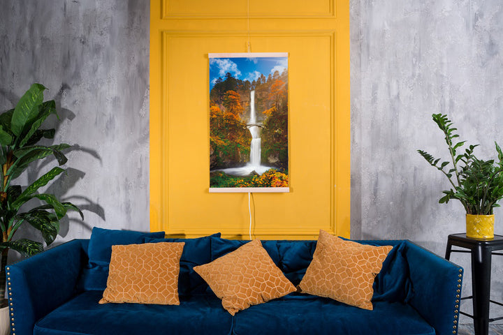 Riscaldatore a infrarossi - pannello riscaldante flessibile 430W TRIO modello 15 a cascata, dimensioni 100x57cm con regolatore