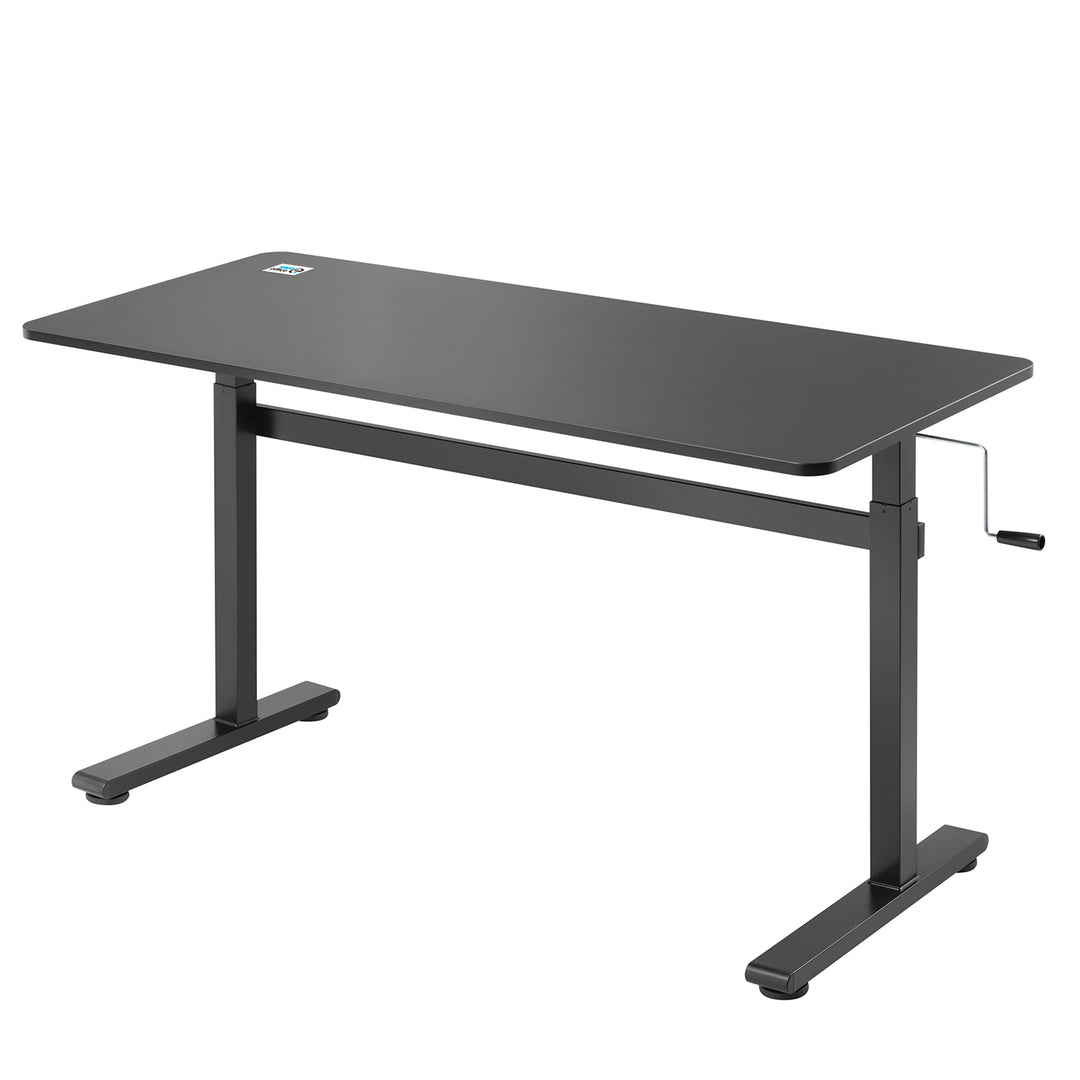 Scrivania manuale regolabile in altezza Ergo Office, max 40 kg, altezza massima 117 cm, con piano di lavoro sit/stand, ER-401 B