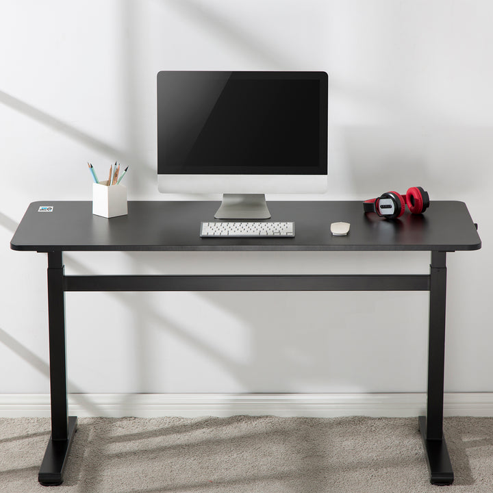 Scrivania manuale regolabile in altezza Ergo Office, max 40 kg, altezza massima 117 cm, con piano di lavoro sit/stand, ER-401 B