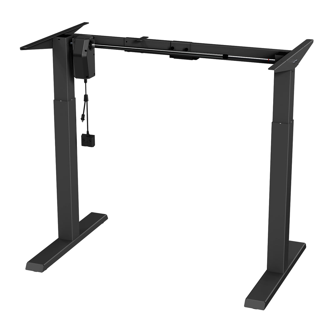 Ergo Office ER-403B Telaio dell scrivania regolazione elettrica dell'altezza, max. 123 cm, peso massimo 70 kg, senza piano d'appoggio, nero