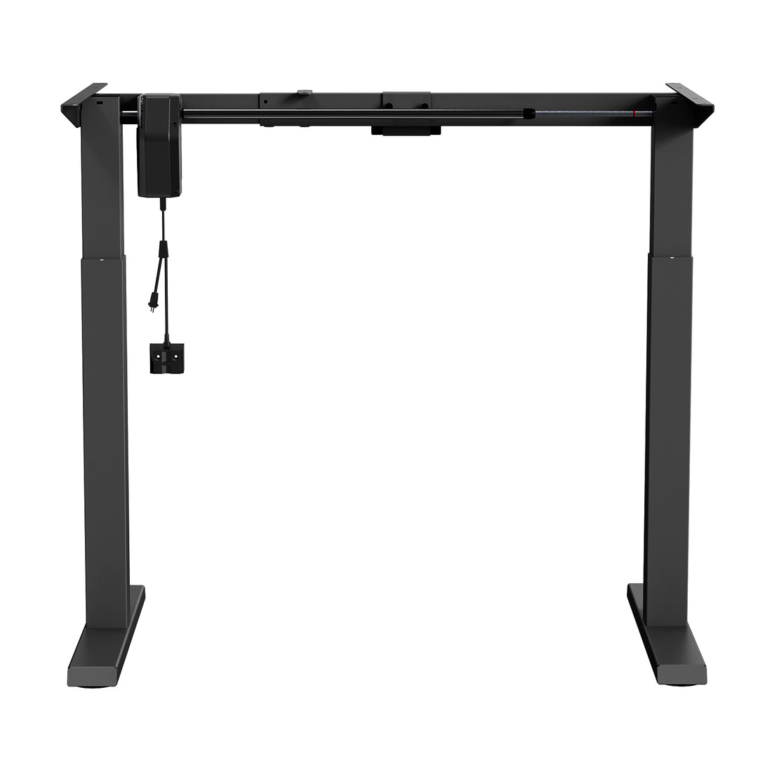 Ergo Office ER-403B Telaio dell scrivania regolazione elettrica dell'altezza, max. 123 cm, peso massimo 70 kg, senza piano d'appoggio, nero