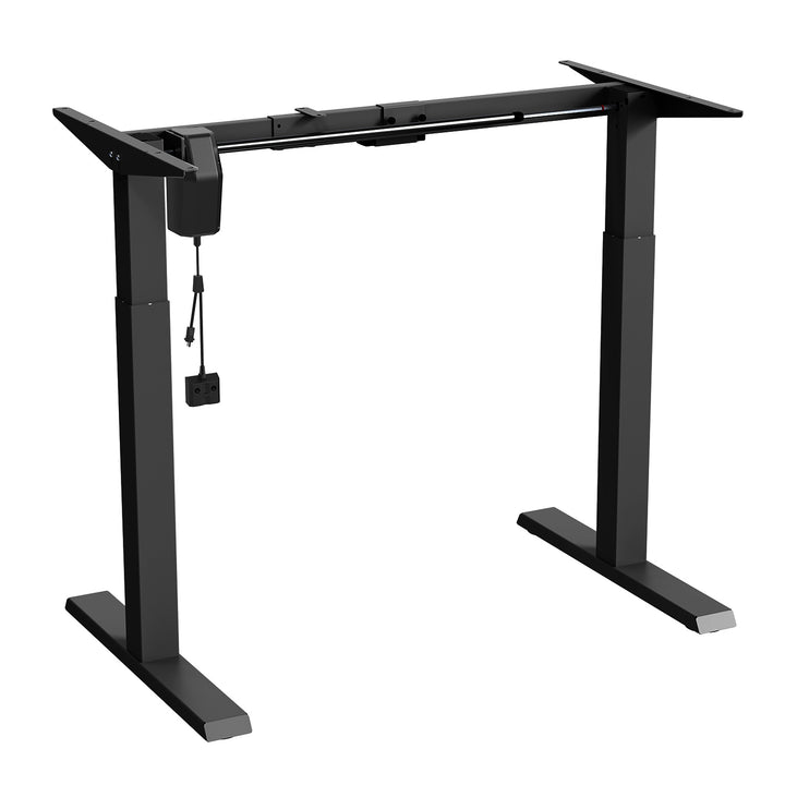 Ergo Office ER-403B Telaio dell scrivania regolazione elettrica dell'altezza, max. 123 cm, peso massimo 70 kg, senza piano d'appoggio, nero