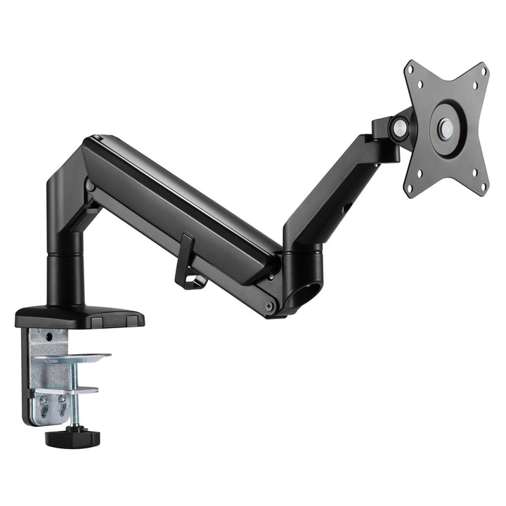 Supporto per monitor con molla a gas Supporto da tavolo Braccio per monitor Girevole Inclinazione Ruotabile 13"-32" fino a 9kg VESA 75x75 100x100 (Nero)