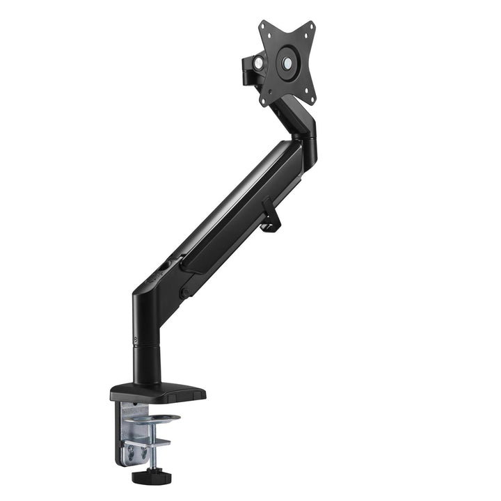 Supporto per monitor con molla a gas Supporto da tavolo Braccio per monitor Girevole Inclinazione Ruotabile 13"-32" fino a 9kg VESA 75x75 100x100 (Nero)