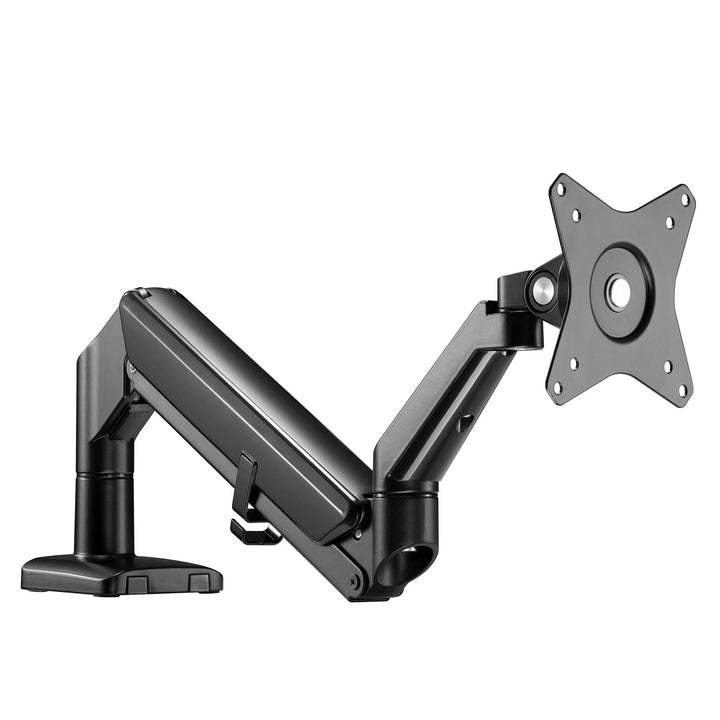 Supporto per monitor con molla a gas Supporto da tavolo Braccio per monitor Girevole Inclinazione Ruotabile 13"-32" fino a 9kg VESA 75x75 100x100 (Nero)