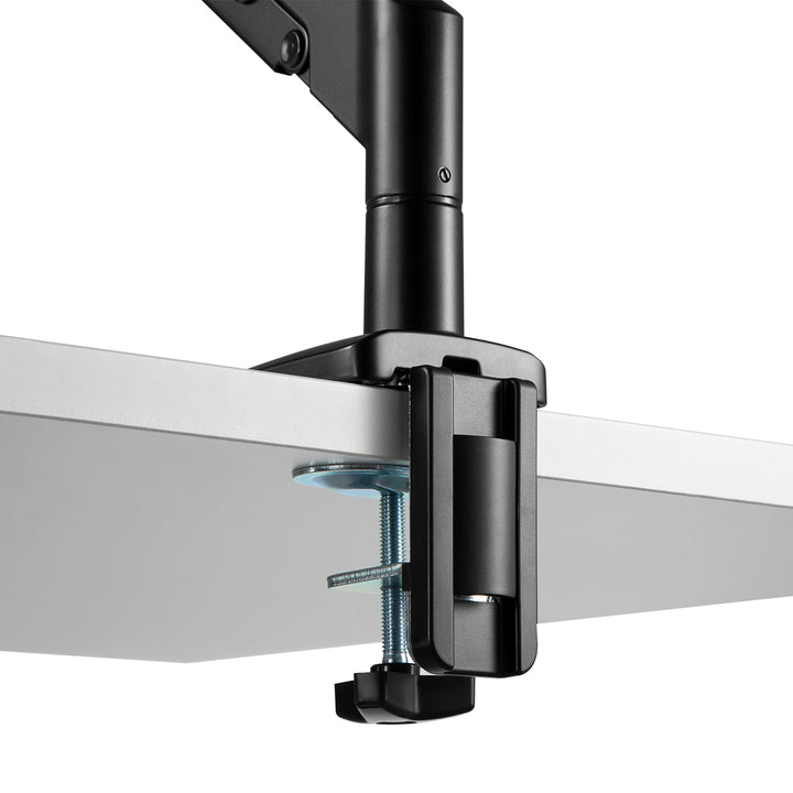 Supporto per monitor con molla a gas Supporto da tavolo Braccio per monitor Girevole Inclinazione Ruotabile 13"-32" fino a 9kg VESA 75x75 100x100 (Nero)
