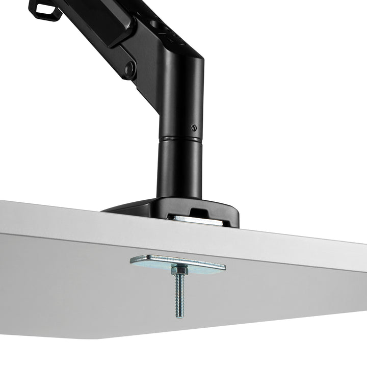 Supporto per monitor con molla a gas Supporto da tavolo Braccio per monitor Girevole Inclinazione Ruotabile 13"-32" fino a 9kg VESA 75x75 100x100 (Nero)