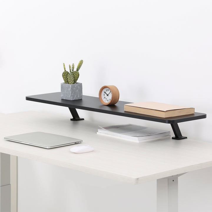 Ergo Office ER-409 Supporto per monitor 13"~32" fino a max. 20kg Ripiano da tavolo 100x26cm Mensola Supporto da tavolo
