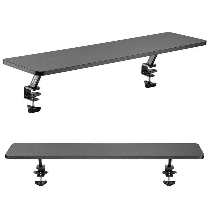 Ergo Office ER-409 Supporto per monitor 13"~32" fino a max. 20kg Ripiano da tavolo 100x26cm Mensola Supporto da tavolo