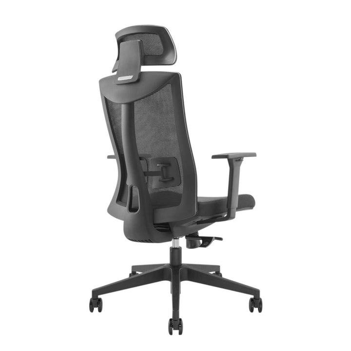 Sedia da ufficio ergonomica con ruote e supporto lombare, sedia girevole, regolabile in altezza, funzione di inclinazione dello schienale Sedia da scrivania,carico massimo 150 kg