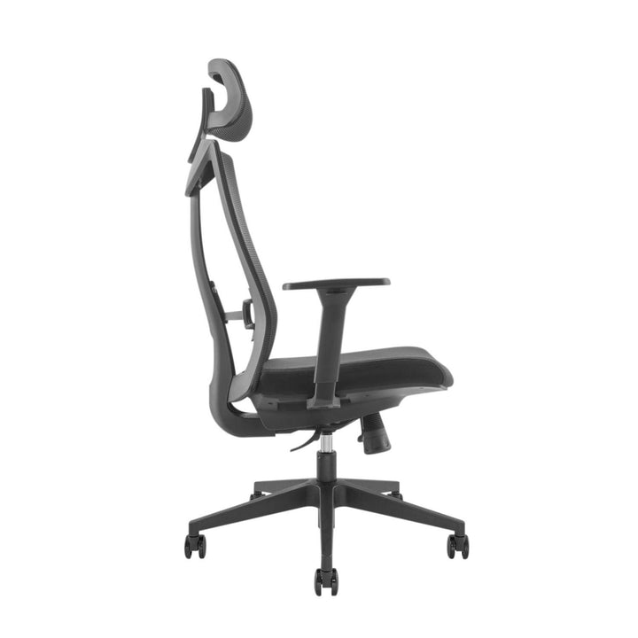 Sedia da ufficio ergonomica con ruote e supporto lombare, sedia girevole, regolabile in altezza, funzione di inclinazione dello schienale Sedia da scrivania,carico massimo 150 kg