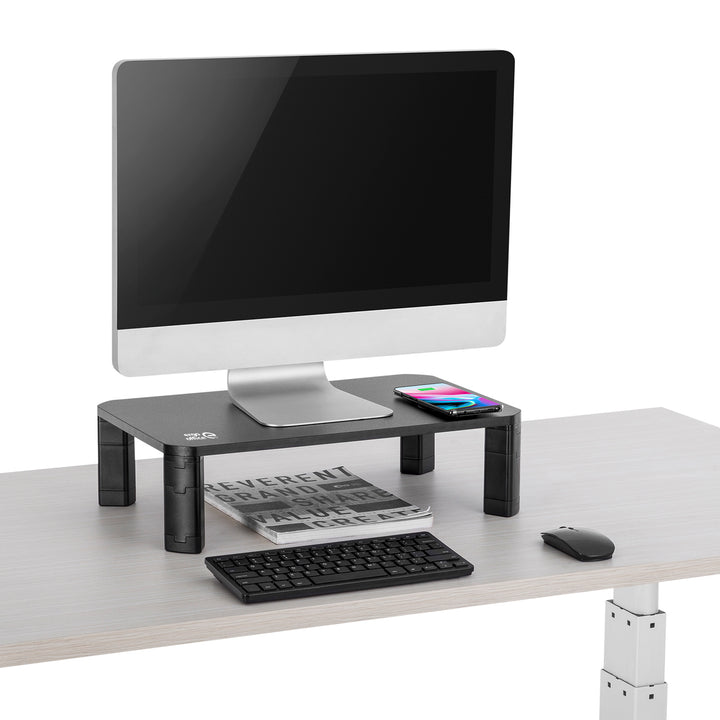 Ergo Office ER-415 Supporto per schermo regolabile in altezza in 3 stadi