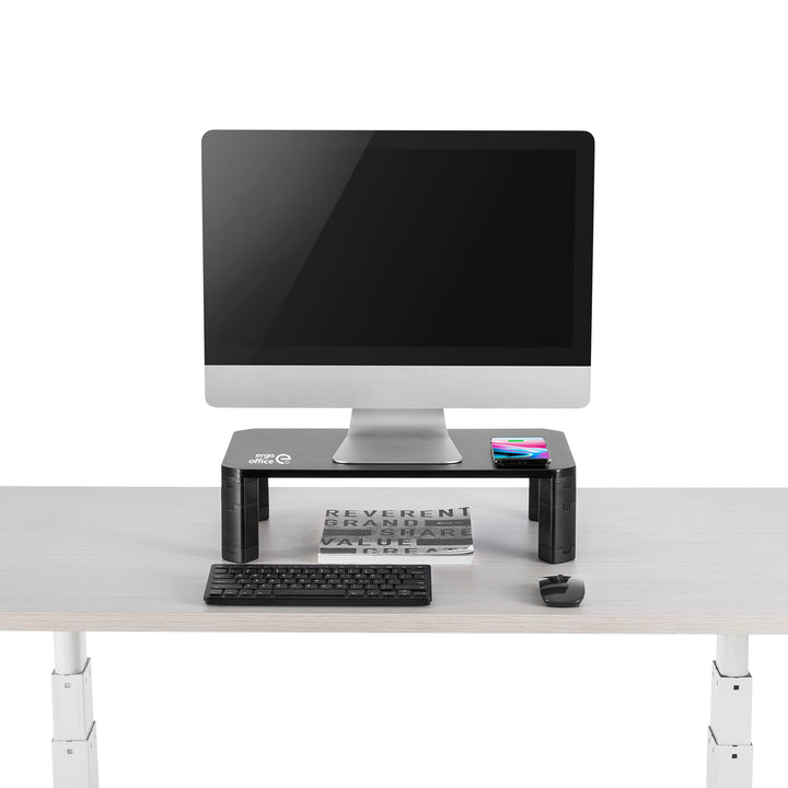 Ergo Office ER-415 Supporto per schermo regolabile in altezza in 3 stadi