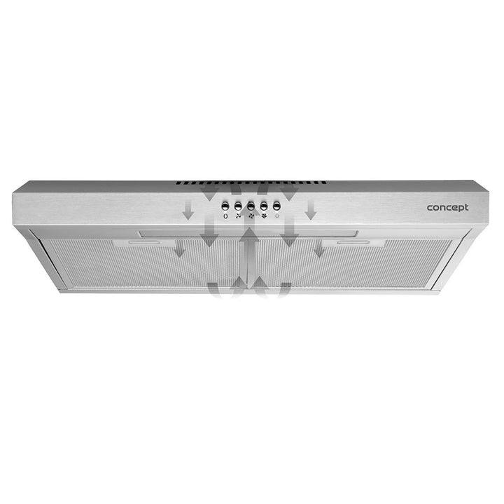 Cappa sottopensile Concept OPP1260ss da 60 cm 135 m3 / ora