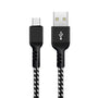Cavo da USB a USB-Type-C, cavo di ricarica Cavo dati Fast Charge 5V / 2,4A da 1 m, cavo di ricarica rapida, cavo di collegamento intrecciato in nylon ad alta velocità, trasmissione dati (USB-Type C) ...