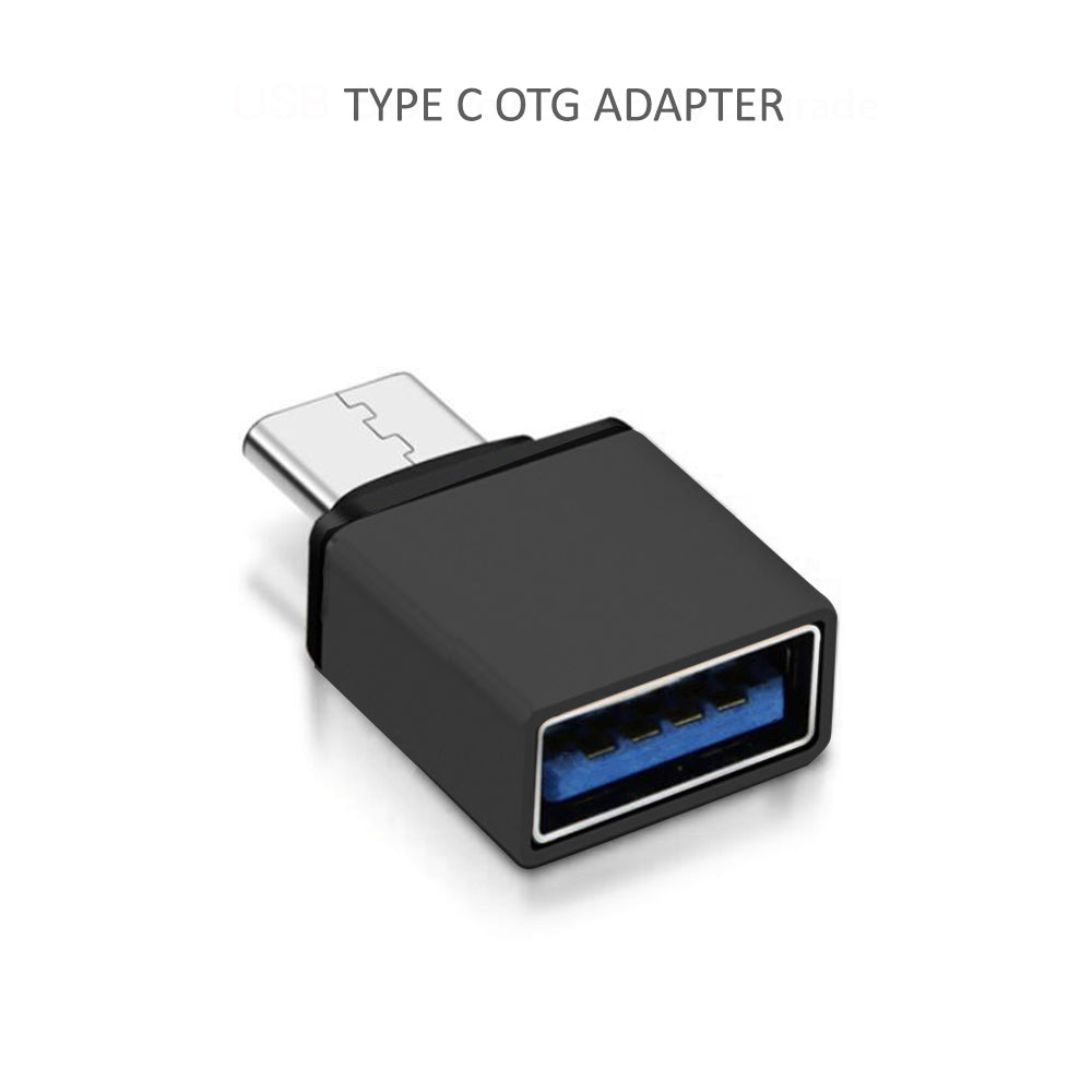 Adattatore da USB A a USB Type-C con funzione OTG per smartphone e tablet Supporta sincronizzazione, trasferimento dati, Plug & Play Nero