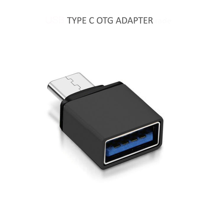 Adattatore da USB A a USB Type-C con funzione OTG per smartphone e tablet Supporta sincronizzazione, trasferimento dati, Plug & Play Nero