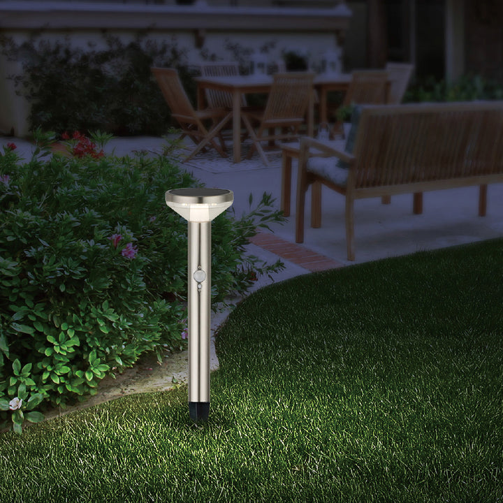 Maclean  MCE465 C Lampada solare LED da giardino sensore di movimento e sensore crepuscolare 3 Modalità di Funzionamento