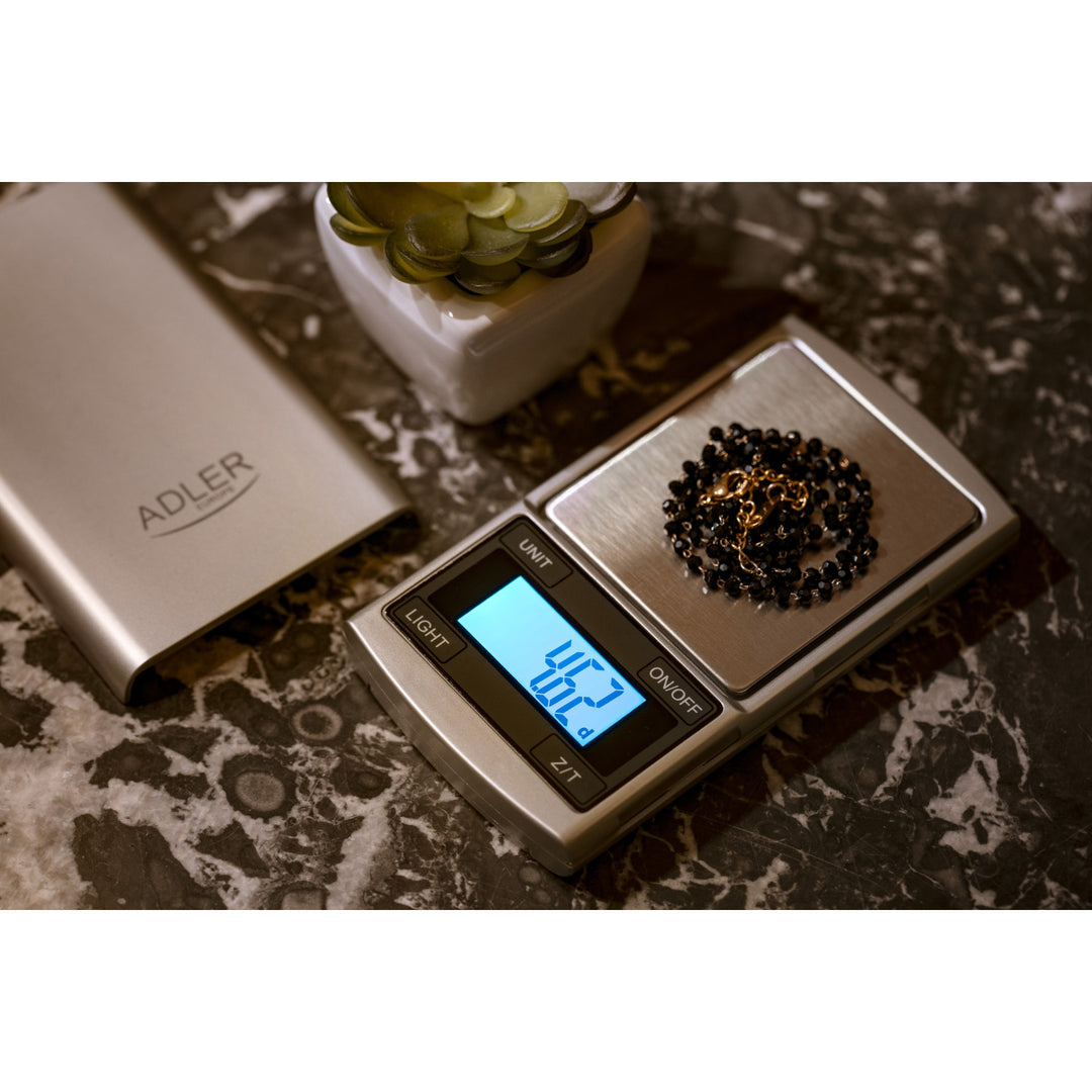 Bilancia di precisione Adler, display LCD, fino a 100 g, AD 3168