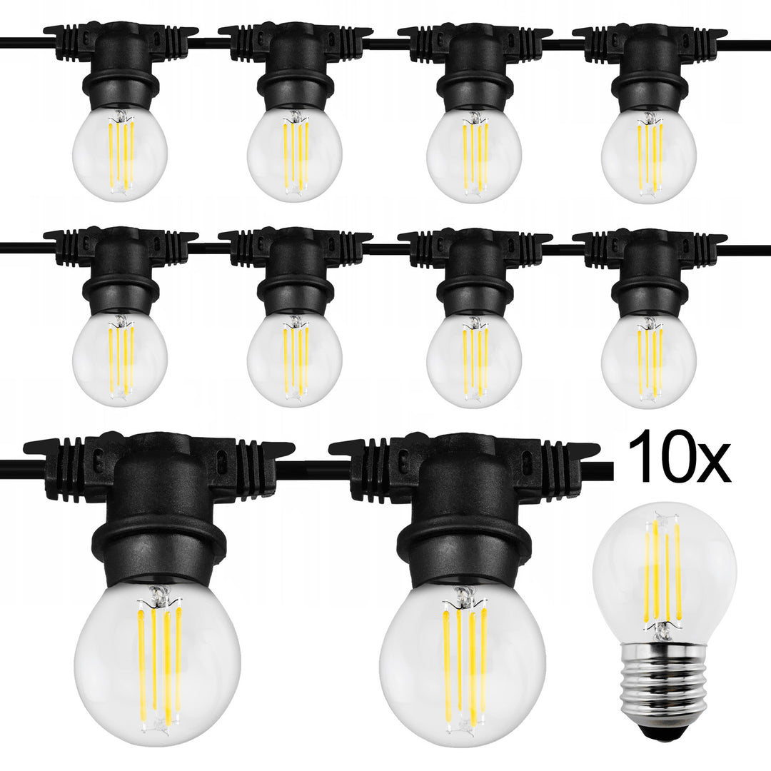 Maclean Energy MCE410 per sorgenti luminose 10x con attacco E27