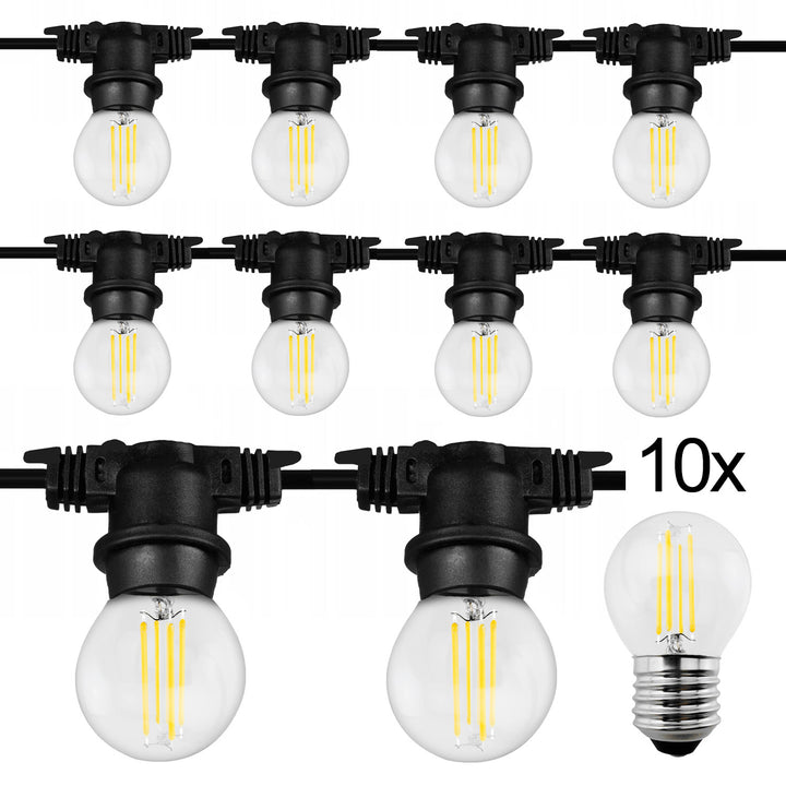 Maclean Energy MCE410 per sorgenti luminose 10x con attacco E27
