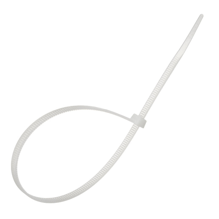 Fascette (100 pz) Maclean MCTV-465 W - bianco, 4,8x300 mm, resistente ai raggi UV, temperatura di utilizzo - 40 +85 gradi C.