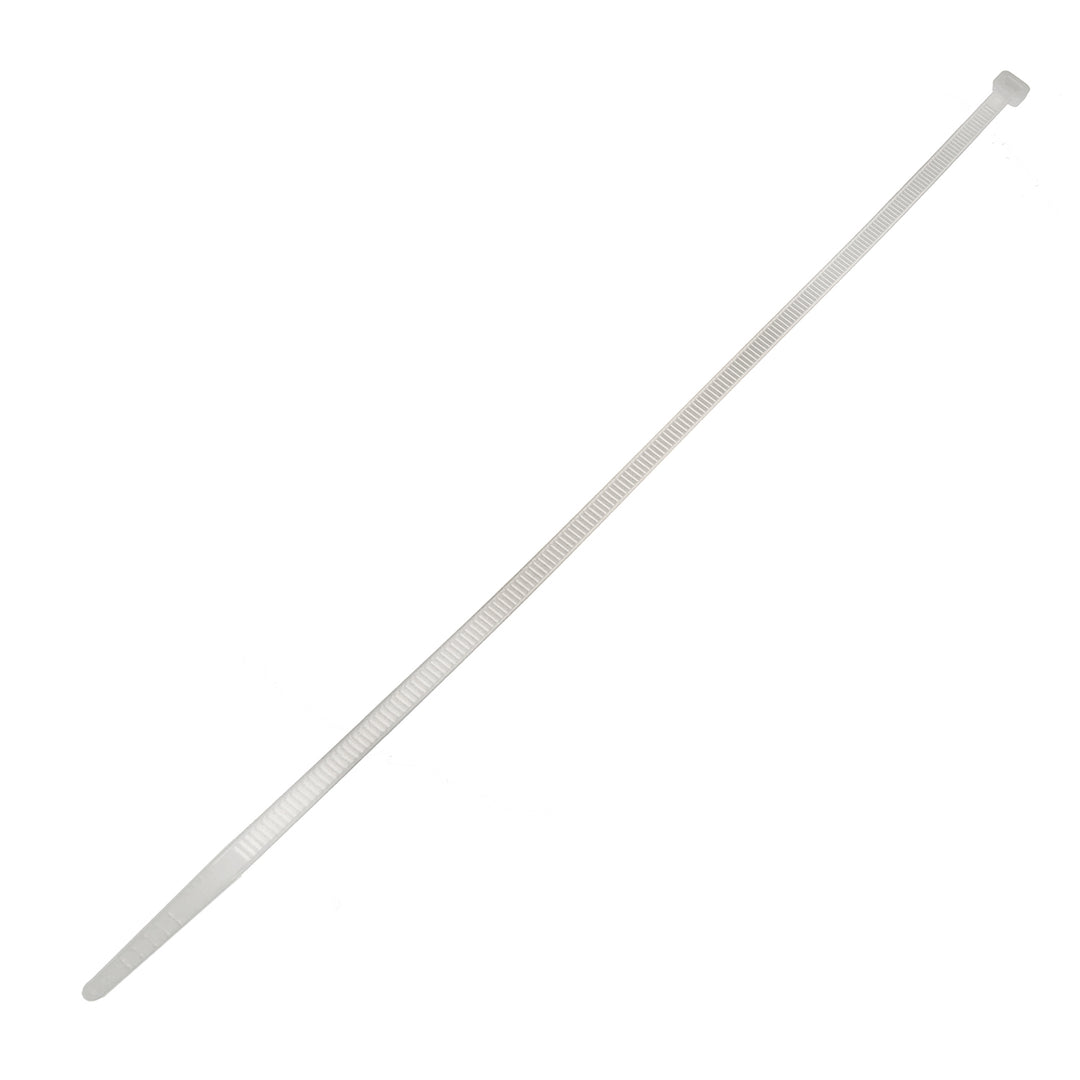 Fascette (100 pz) Maclean MCTV-465 W - bianco, 4,8x300 mm, resistente ai raggi UV, temperatura di utilizzo - 40 +85 gradi C.