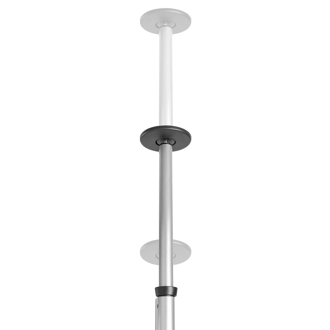 Maclean MC-791N Porta TV telescopico, soffitto e pavimento con mensola  37 "-70", max. 30 kg