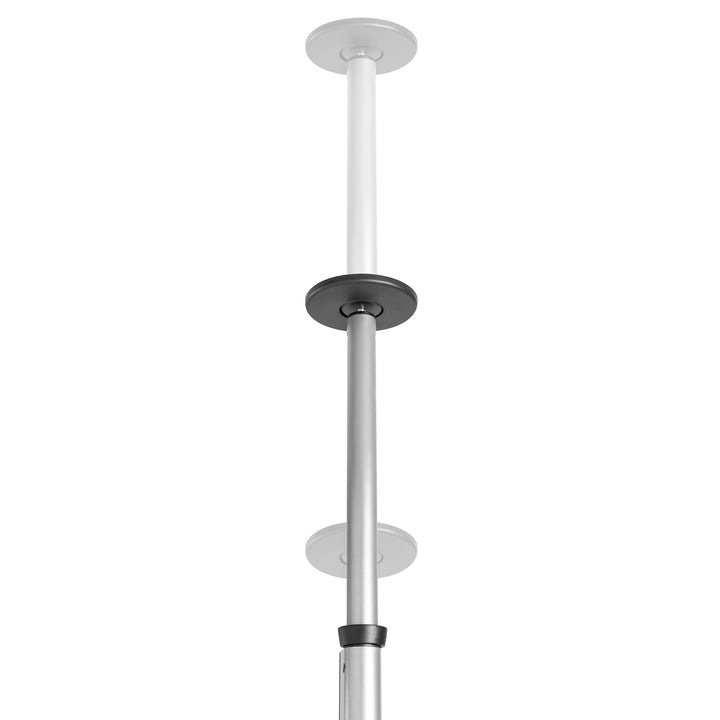 Maclean MC-791N Porta TV telescopico, soffitto e pavimento con mensola  37 "-70", max. 30 kg