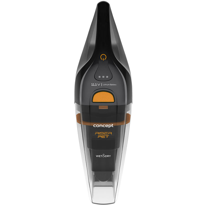 Concept Wet & Dry Riser Pet 11.1V  Aspirapolvere portatile  Spazzola per peli animali a secco e umido senza fili 2200 mAh Filtro HEPA