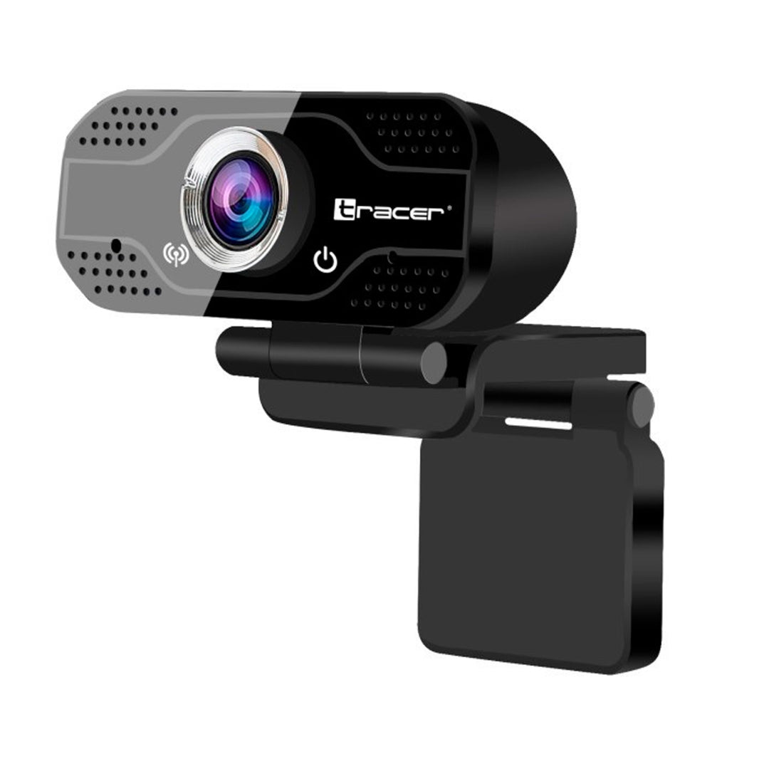 Tracer WEB007 Webcam USB con microfono FullHD 30 fps Campo visivo 120 ° Correzione della luce Videocamera streaming home office ...