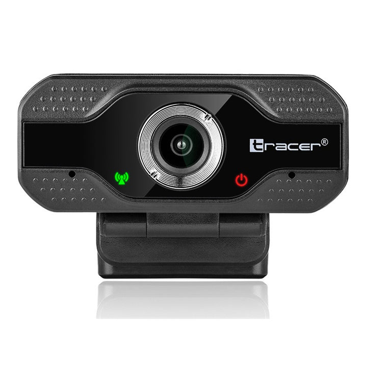 Tracer WEB007 Webcam USB con microfono FullHD 30 fps Campo visivo 120 ° Correzione della luce Videocamera streaming home office ...